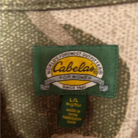 Womens size large cabelas brand button jacket,#D702 - Picture 3 of 3